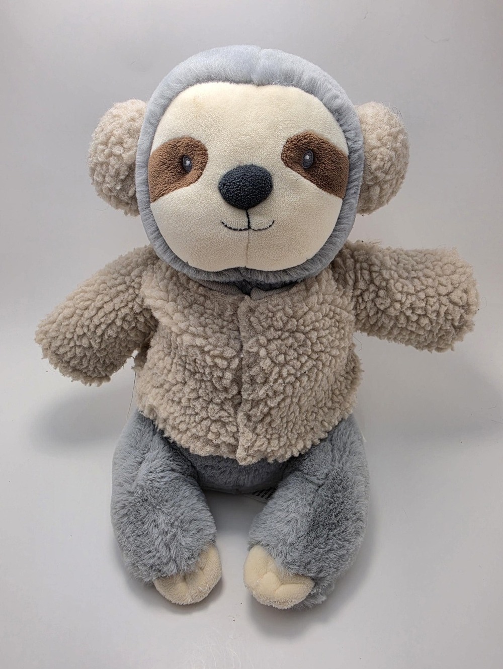 Baby Gund Sloth with Earmuffs, Soft Penguin Plush! Vintage (12 inch)